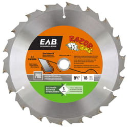 Exchange-A-Blade Razor Back 8-1/4 in. D X 5/8 in. Carbide Tipped Framing Saw Blade 18 teeth 1 pk