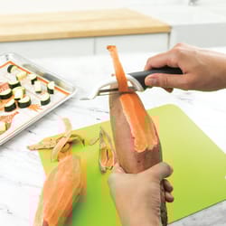 Tovolo Gray/White Stainless Steel Precision Peeler