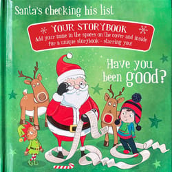 Christmas Santa's List (Male) Storybook