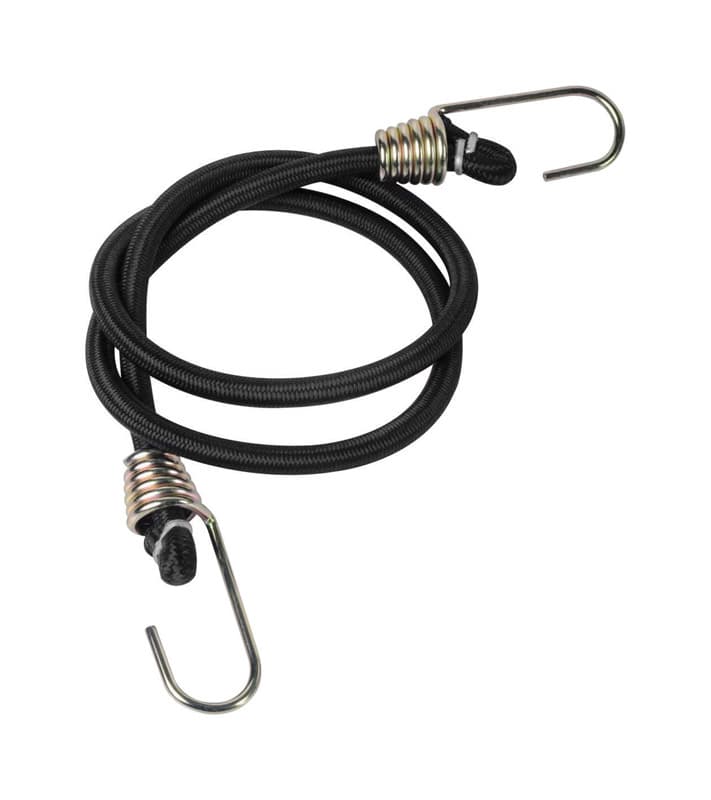 black rubber bungee cords