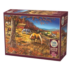 Cobble Hill Hillside Gathering Jigsaw Puzzle Multicolored 2000 pc