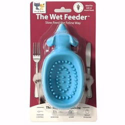 Spot Doc & Phoebe The Wet Feeder Blue Mouse Plastic Pet Feeder For Cats