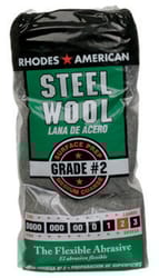 Rhodes American  2 Grade Medium/Coarse  Steel Wool Pad  12 pk 