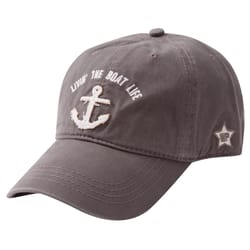 Pavilion We People Livin' The Boat Life Baseball Cap Dark Gray One Size Fits All
