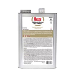 Oatey Clear Cement For PVC 1 gal
