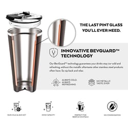 BruMate Imperial Pint 20 oz Pint Stainless BPA Free Vacuum Insulated Mug