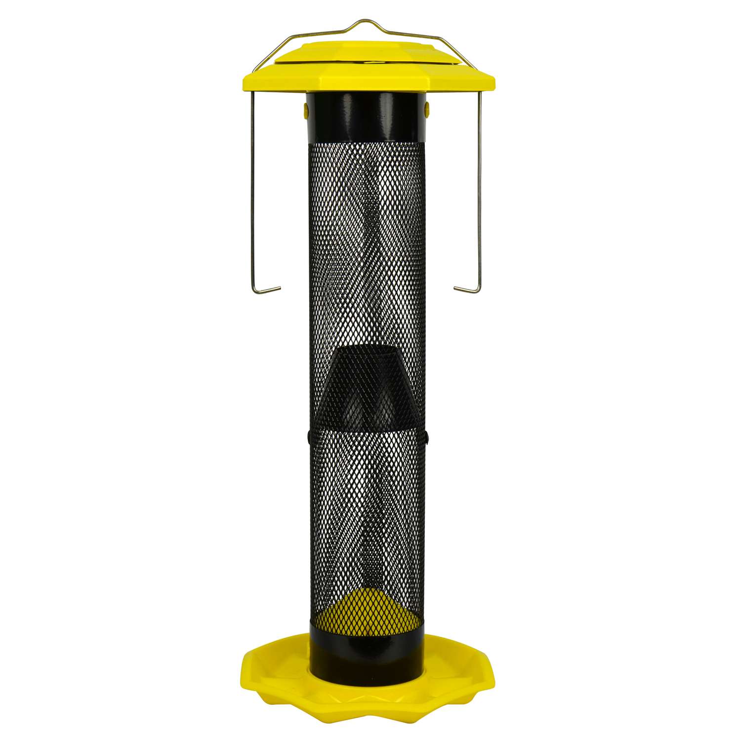 Nature's Way Funnel FlipTop Finch 1.5 qt Metal Mesh Sunflower Bird Feeder Ace Hardware
