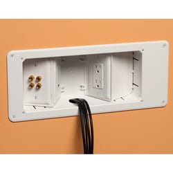 Vanco Recessed TV Box with Angled Openings 1 pk