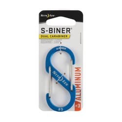 Nite Ize S-Biner Aluminum Blue Dual Carabiner Key Chain