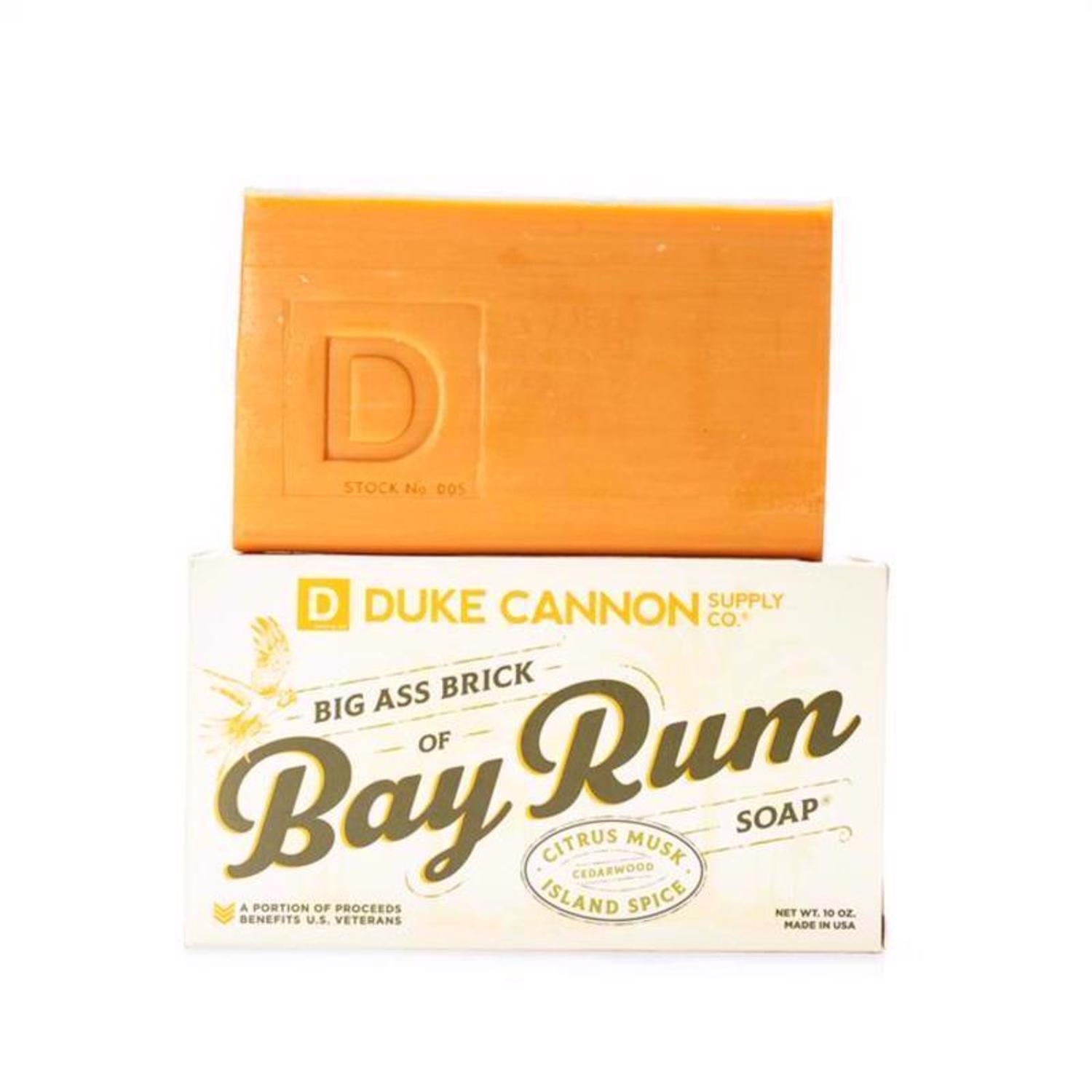 Photos - Other Cosmetics Duke Cannon Big Ass Brick of Soap Bay Rum Scent Bar Soap 10 1 pk 01BAYRUM1 