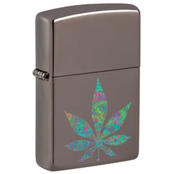 Zippo Gray Funky Cannabis Lighter 2 oz 1 pk