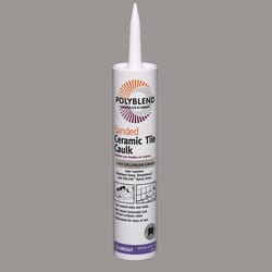 Custom Building Products Polyblend Delorean Gray Siliconized Acrylic Tile Caulk 10.5 oz