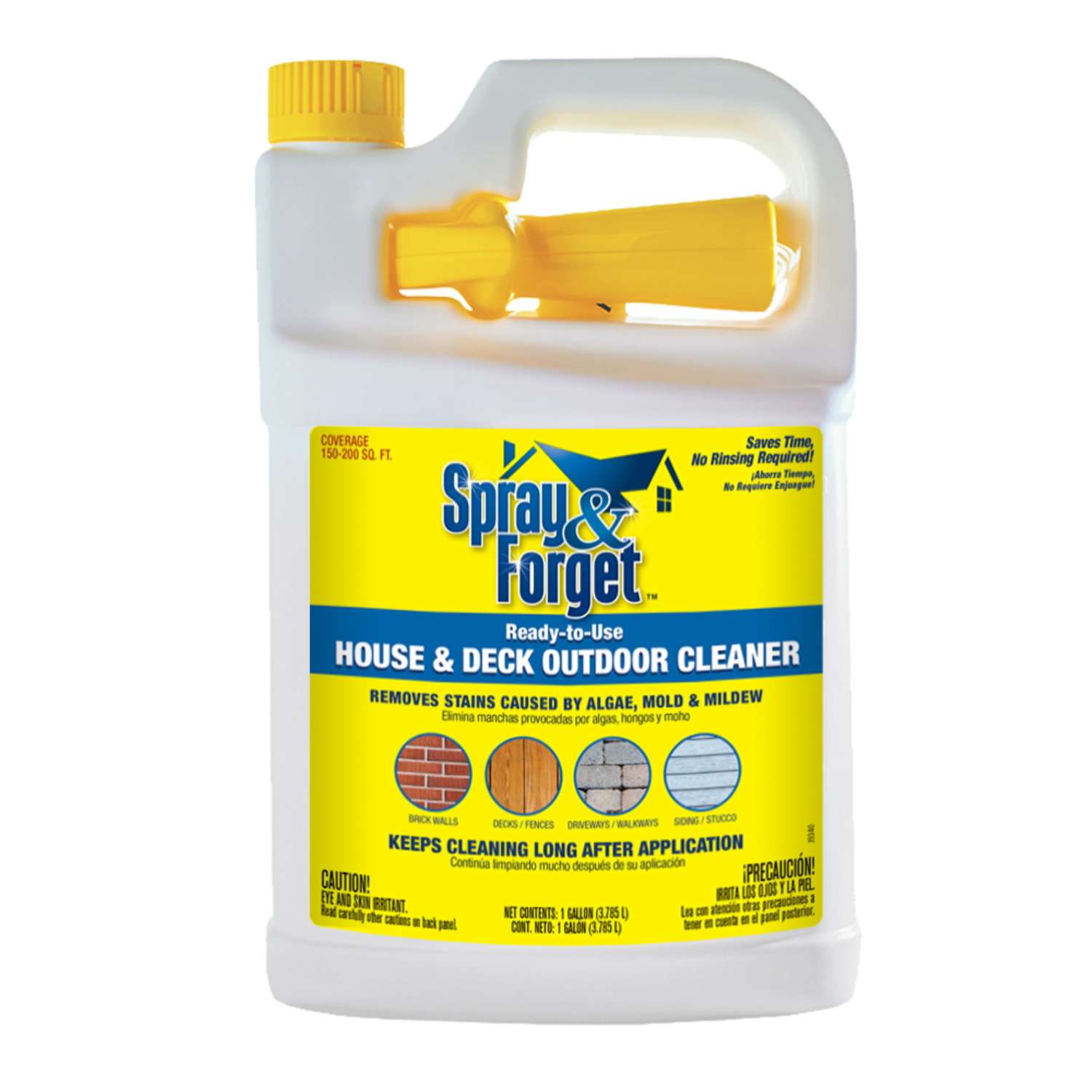 Spray Forget House and Deck Cleaner 1 gal Liquid Ace Spray Forget House and Deck Cleaner 1 gal Liquid Ace