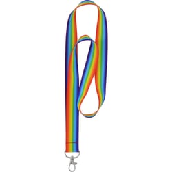 HILLMAN Polyester Multicolored Decorative Key Chain Lanyard