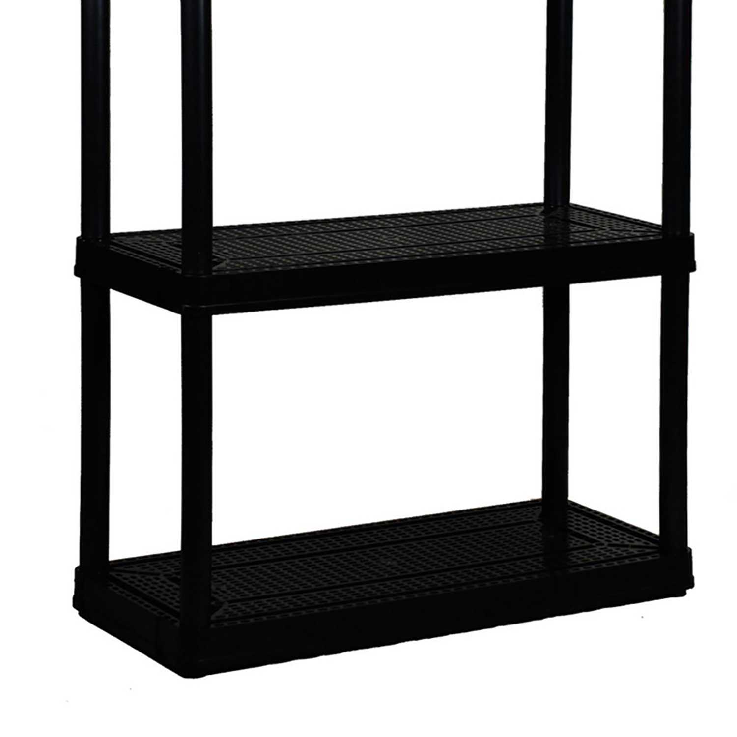 Maxit 54 1 2 in H x 32 in W x 14 in D Resin Shelving Maxit 54 1 2 in H x 32 in W x 14 in D Resin Shelving