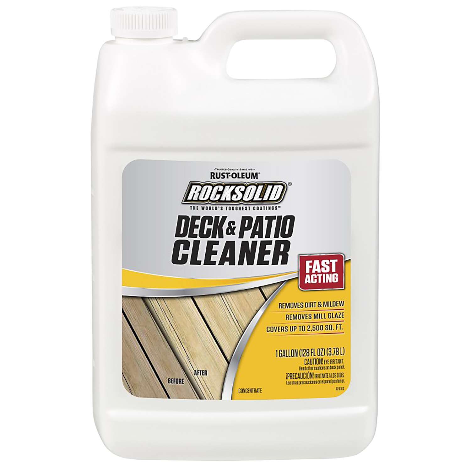 RustOleum RockSolid Deck and Patio Cleaner 1 gal Liquid Ace Hardware