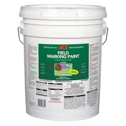 Ace  Economy  White  Field Marking Paint  5 gal. 