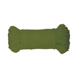 Ace 5/32 in. D X 100 ft. L Green Braided Polyester Paracord