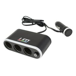 Custom Accessories 12 V Black Socket Adapter 1 pk