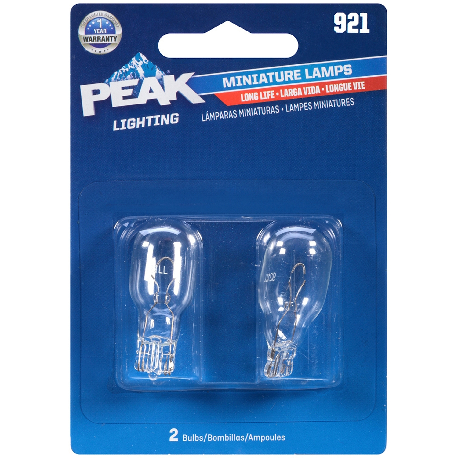 Photos - Light Bulb PEAK Incandescent Indicator Miniature Automotive Bulb 921 921LL-BPP 