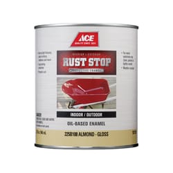 Ace Rust Stop Indoor/Outdoor Almond Oil-Based Enamel Rust Preventative Paint 1 qt