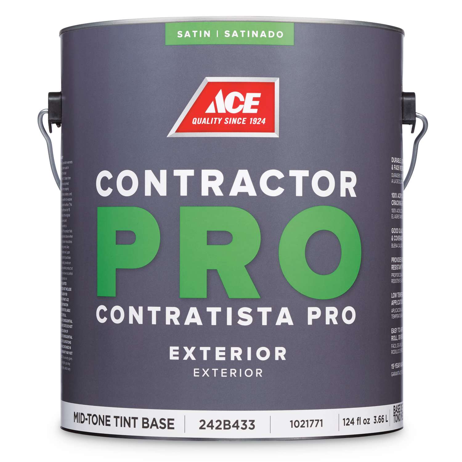 Ace Contractor Pro Satin Tint Base MidTone Base Paint