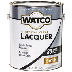 Watco Satin Clear Oil-Based Alkyd Wood Finish Lacquer 1 gal