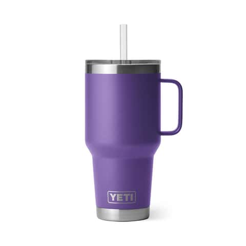 YETI PEAK PURPLE 18 oz Rambler Bottle LIMITED EDITION STRAW Cap Lid SHIPS  FAST!