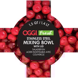 OGGI 1.5 qt Stainless Steel Silver Mixing Bowl 1 pc