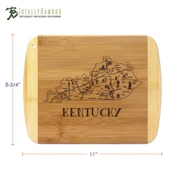 Totally Bamboo A Slice of Life 11 in. L X 8.75 in. W X 0.5 in. Bamboo Cutting Board