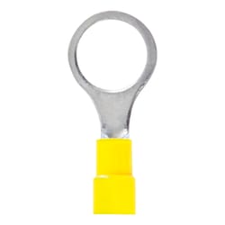 Jandorf 12-10 Ga. Insulated Wire Terminal Ring Yellow 2 pk