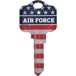 Kaba Ilco Kwikset Air Force/Flag House/Office Key Blank Single