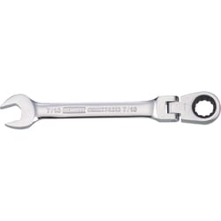 DeWalt 7/16 in. X 7/16 in. 12 Point SAE Flex Head Combination Wrench 5.56 in. L 1 pc