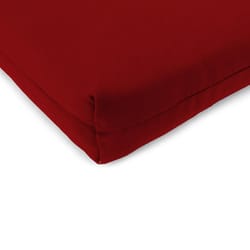 Jordan Manufacturing Red Polyester Seat Pad 17 in. W X 19 in. L