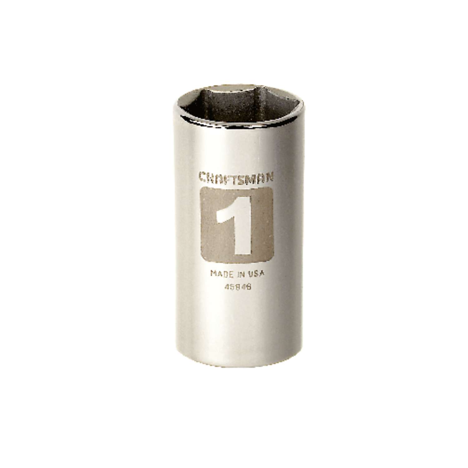 Craftsman 1 in. X 3/8 in. drive SAE 6 Point Deep Socket 1 pc - Ace