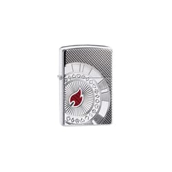 Zippo Silver Armor Poker Chip Lighter 1 pk