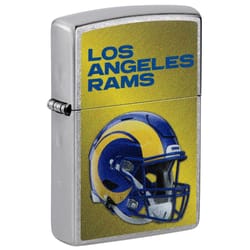 Zippo NFL Silver Los Angeles Rams Lighter 2 oz 1 pk