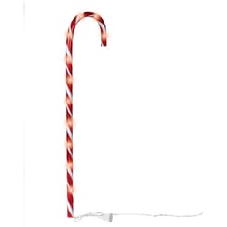 Celebrations Clear 27 in. Lighted Candy Cane Pathway Decor