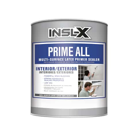 Insl-X Prime All White Flat Water-Based Acrylic Latex Primer 1 qt