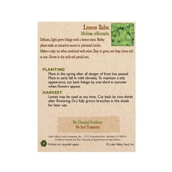 Lake Valley Seed Herb Seeds