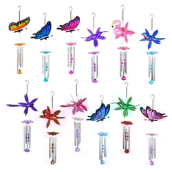 Exhart Assorted Plastic 7 in. Wind Chime