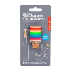 Kikkerland Design Assorted Silicone Wine Stopper