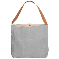 Karma Gifts Cotton/Jute/Leather Linen Tote Bag