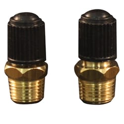 Milton Brass/Plastic Tank Valve 1/8 in. MPT 2 pc