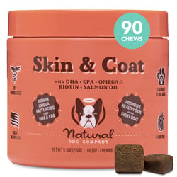 Natural Dog Company Dog Skin and Coat Supplement 9.5 oz