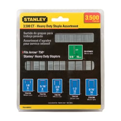 Stanley 18 Ga. Narrow Crown Heavy Duty Staples 3500 pk