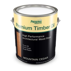 Preserva Premium Transparent Matte Mountain Cedar Oil-Based Alkyd Penetrating Timber Oil 1 gal