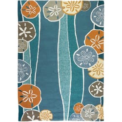 Homefires 3 ft. W X 5 ft. L Multi-Color Beachcomber Polypropylene Accent Rug