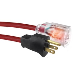 Ace Indoor or Outdoor 100 ft. L Red Extension Cord 14/3 SJTW
