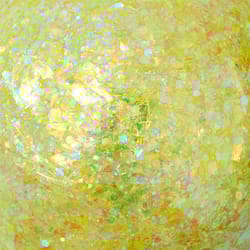 FolkArt Glitterific Glitter Yellow Neon Craft Paint Exterior and Interior 2 oz